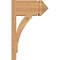 Ekena Millwork Thorton Arts & Crafts Smooth Outlooker, Western Red Cedar, 7 1/2"W x 14"D x 22"H OUT08X14X22THR03SWR - alternate 2